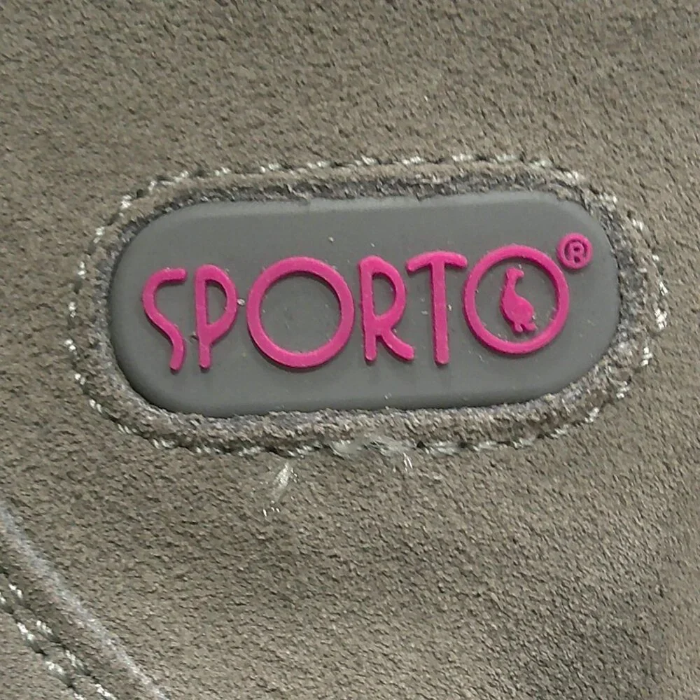 Sporto Purple Pink Plaid Frost G Snow Winter Duck Boots w/ Inserts Size 11